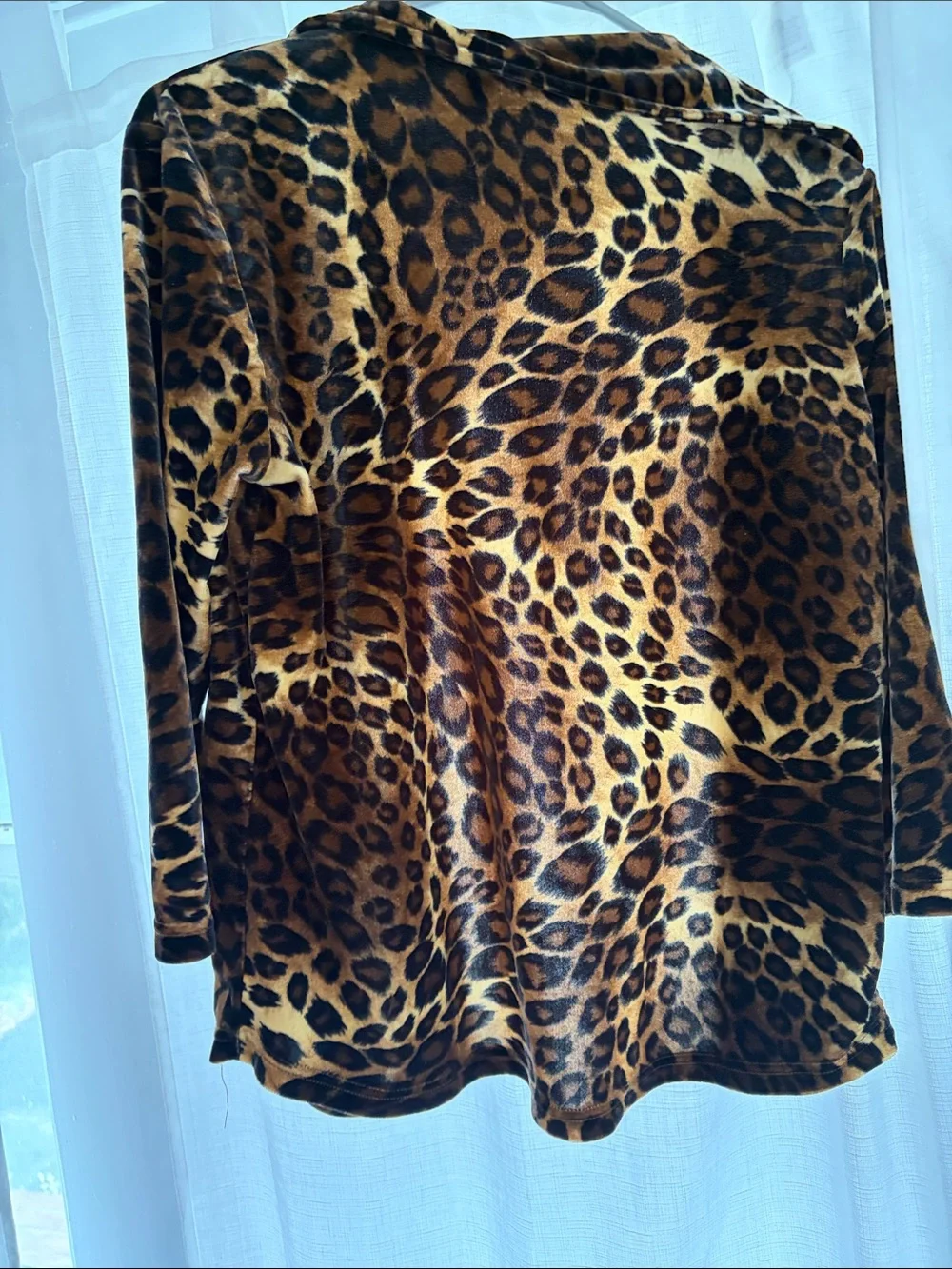 Limited Too Leopard Print Teddy Jacket in Brown and Black
